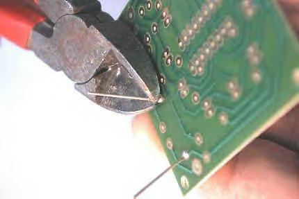 Picture of cutting the wires