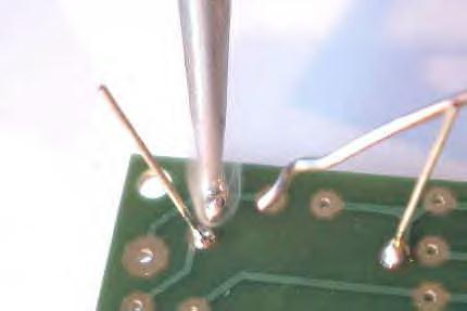 Picture of soldering